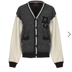 Dolce & Gabbana | Button-down Wool Nylon Street Style Logo Luxury Cardigans